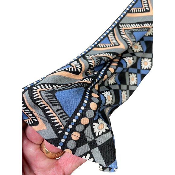 Bob Mackie Wearable Art Womens Flor Long Sleeve Blouse SKU 9083 - Picture 10 of 11